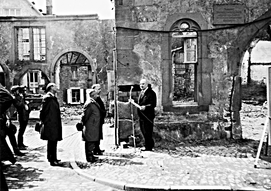 Gelnhausen Rathaus Abriss 1969