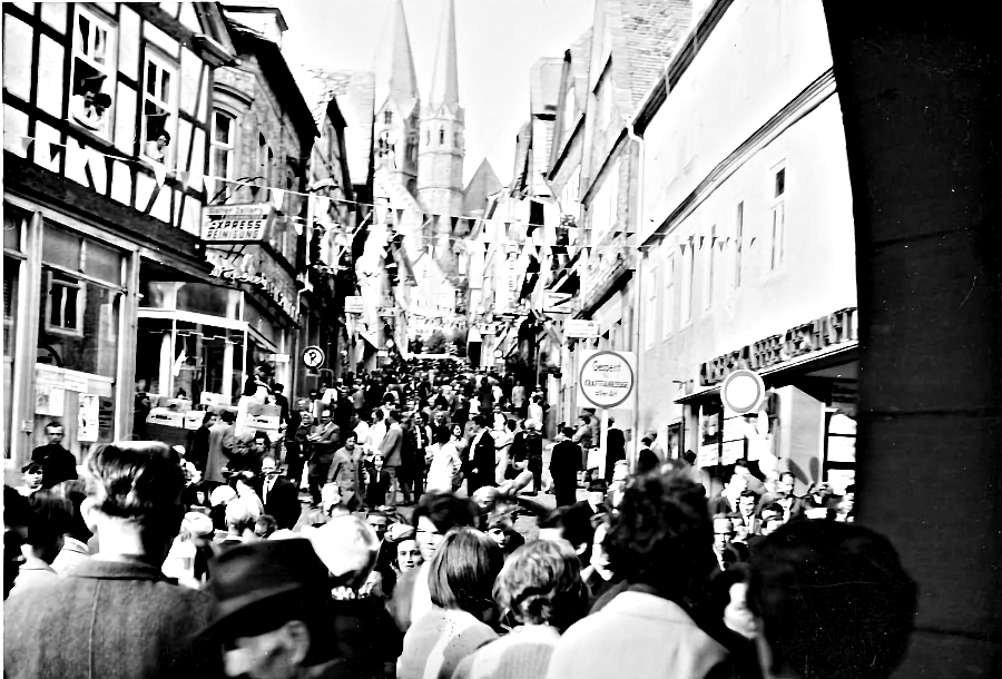 Schmidtgasse am Schelmensonntag