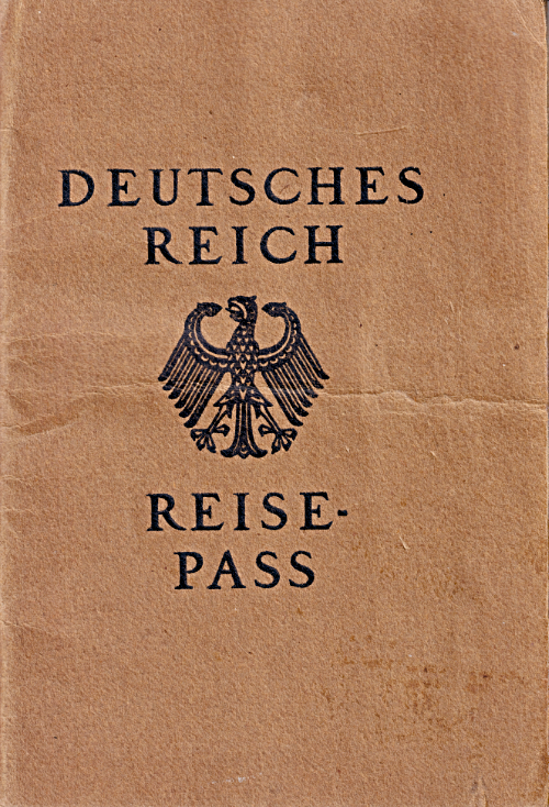 Reisepaß Elisabeth und Heinrich Geis