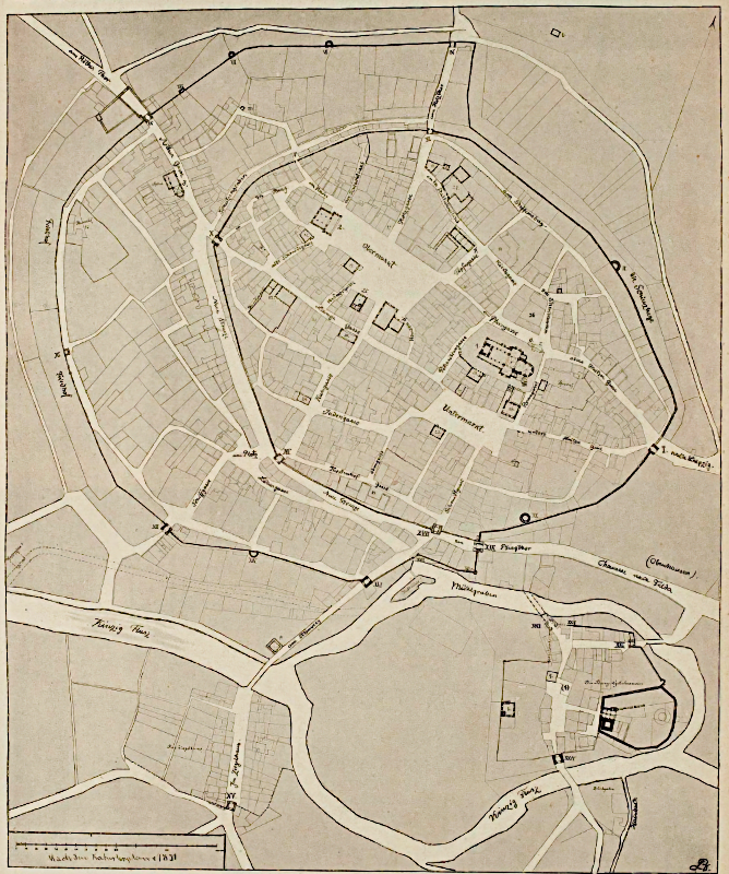 Stadtplan 1831